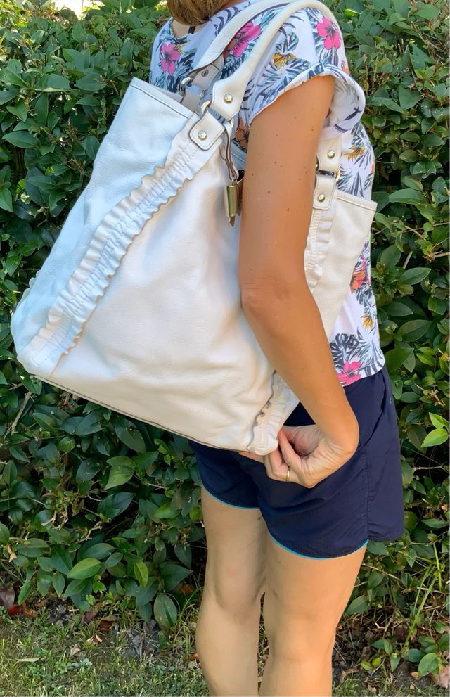 Bolso Tous blanco - Gran capacidad. Original