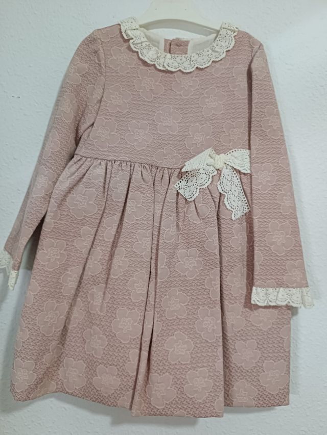 Vestido niña  rosa