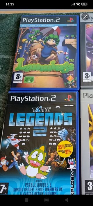 4 Juegos PS2 