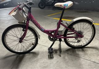 Bicicletta rosa da 20" per bambina