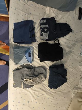 Sudaderas y jerseys Vintage - Azul y Gris