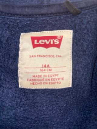 Sudadera Levi's azul con capucha