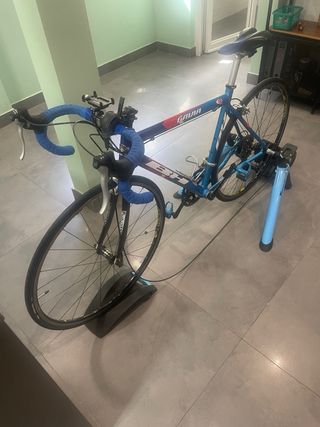 Bicicleta carretera + rodillo Tacx