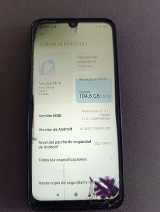 Xiaomi Redmi Note 7 Pro Azul - Roto - con Caja