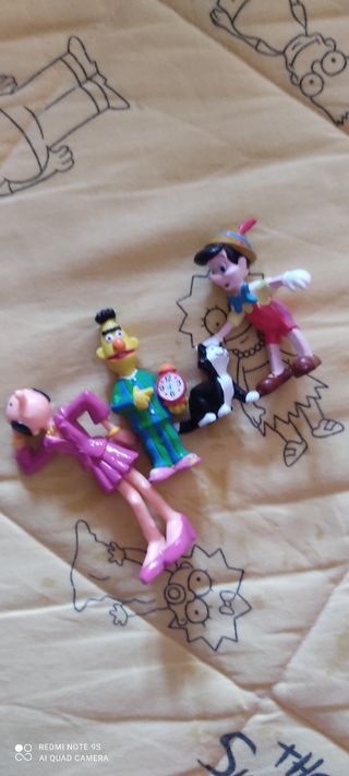 Muñecos vintage Disney 6 unidad