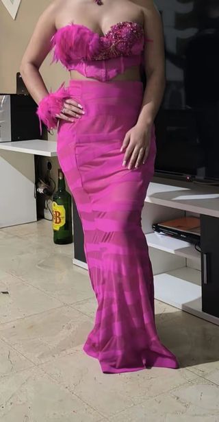 Vestido Rosa Fiesta - taya s m 