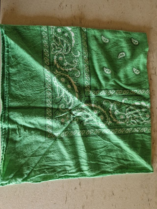Pañuelo verde bandana