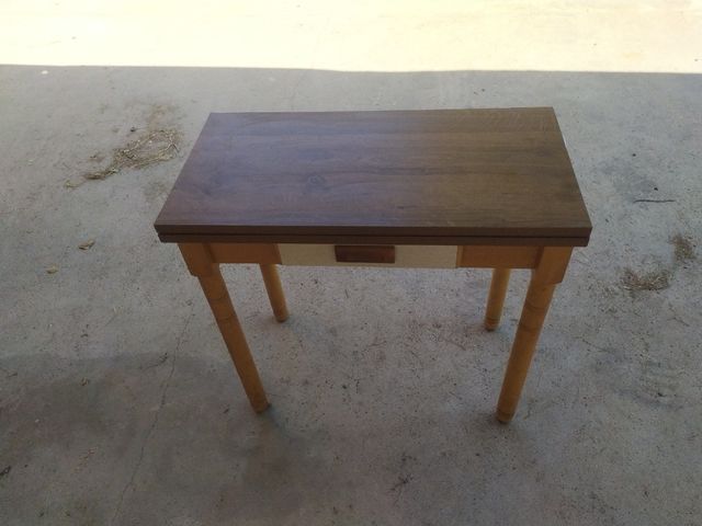 Mesa plegable madera marrón