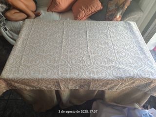 Mesa camilla blanca rectangular