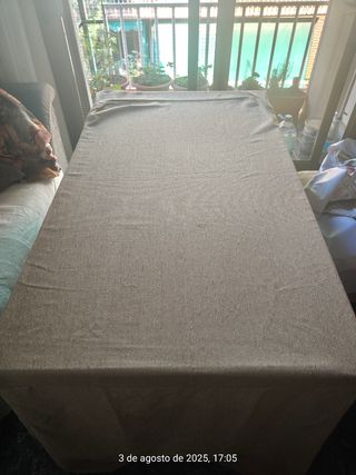 Mesa camilla blanca rectangular