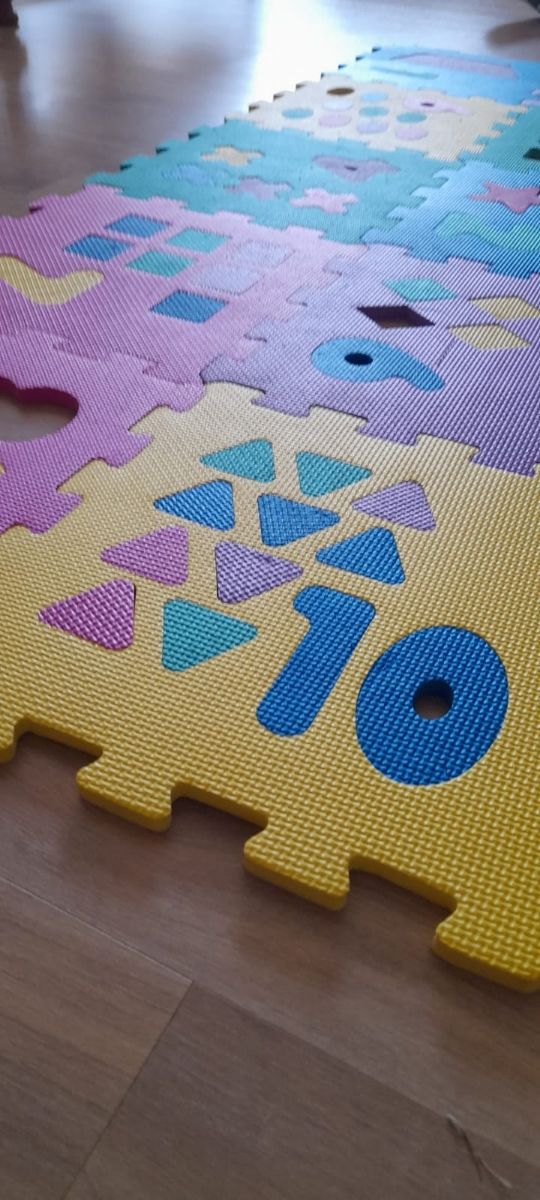 Alfombra puzzle bebé 10 piezas