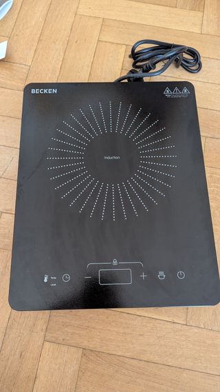 Placa inducción BECKEN portátil 2000W