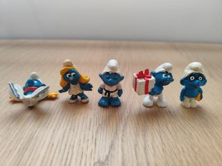 41 Pitufos figuras vintage