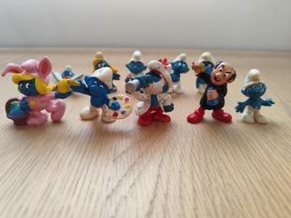 41 Pitufos figuras vintage