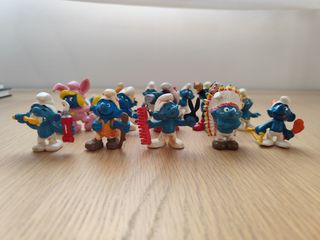 41 Pitufos figuras vintage