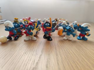 41 Pitufos figuras vintage