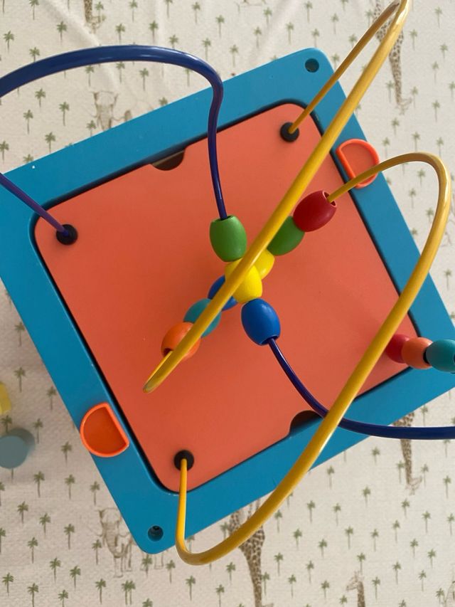 Cubo Actividades Bebé Madera