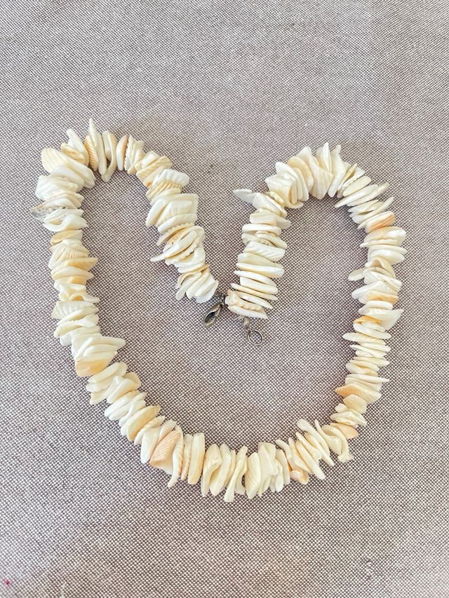 Collar de conchas naturales