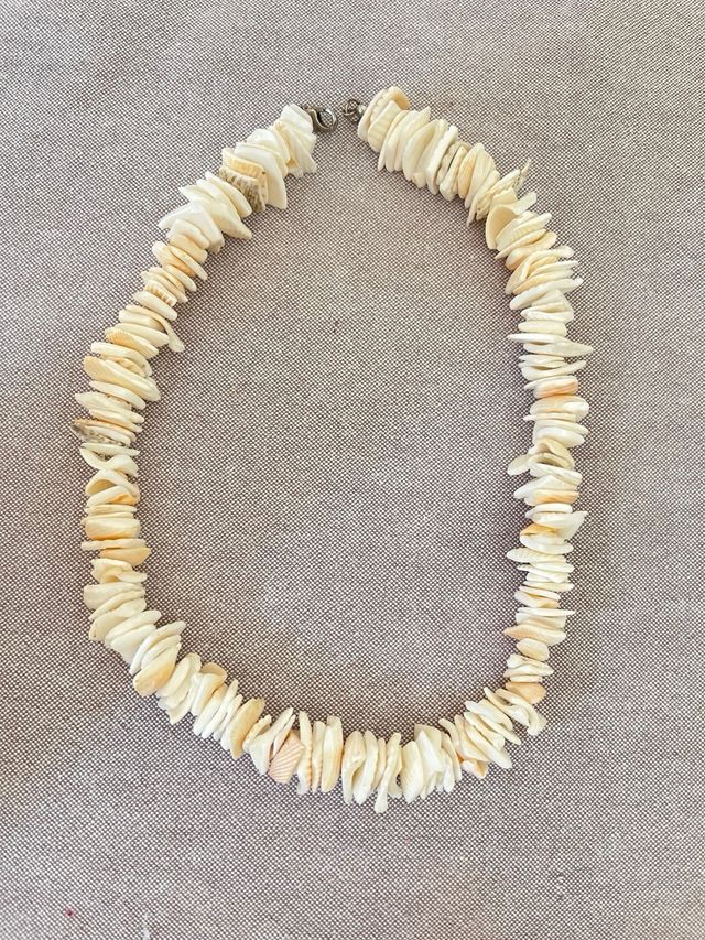 Collar de conchas naturales