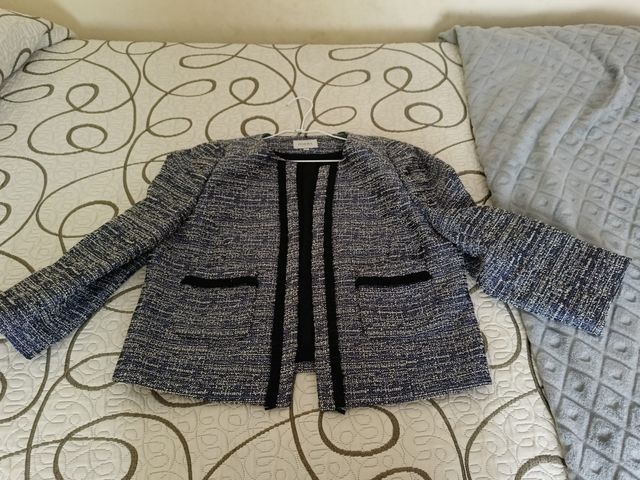 Cazadora paño leopardo talla L