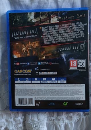 Resident Evil Origins Collection PS4 
Y ps5