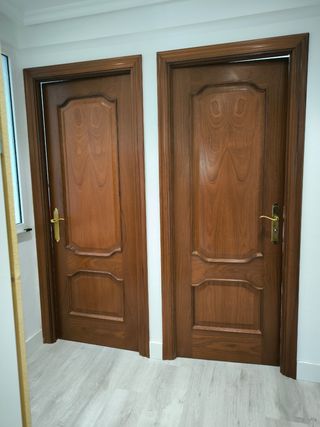 URGE VENTA - Puertas sapelly y jambas- 6 unidades