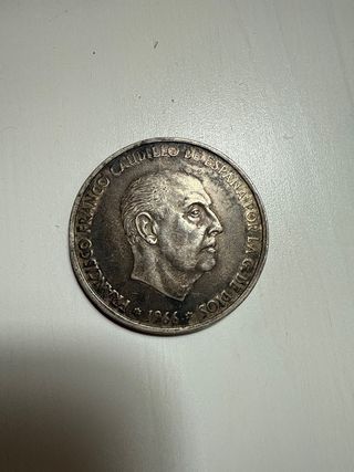 Moneda 100 Pesetas Franco 1966