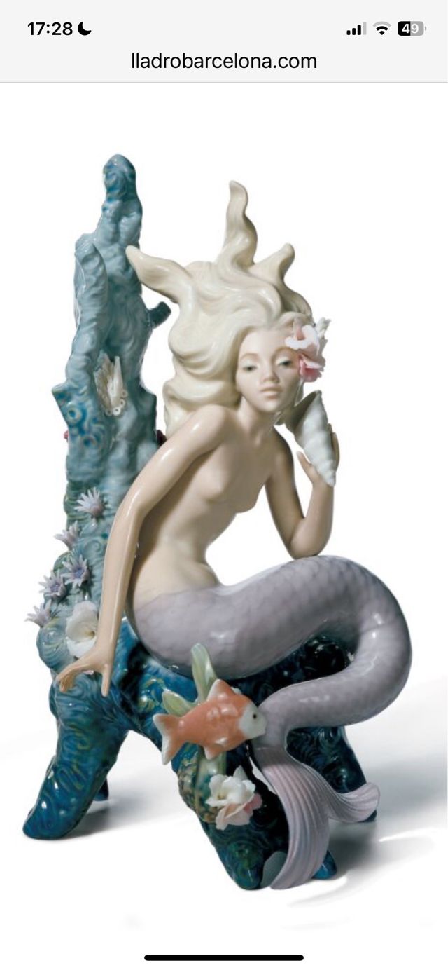 Lladró Sirena Romántica original descatalogada