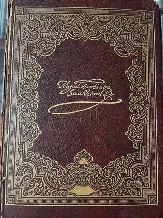 Libro coleccionista Don Quijote de la Mancha