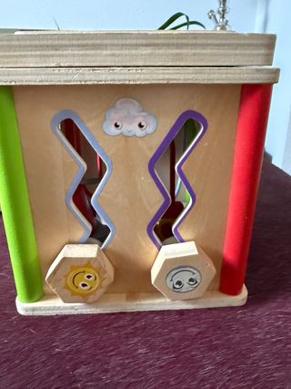 Cubo actividades Playtive Junior - Madera