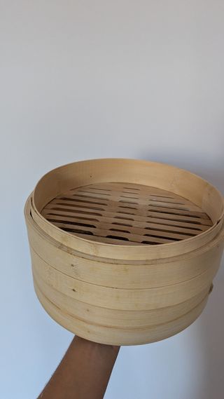 Vaporera bambú 2 pisos