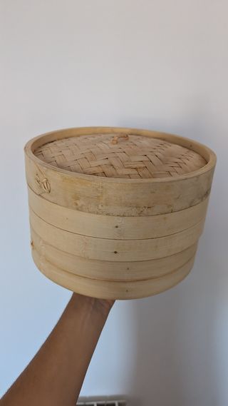 Vaporera bambú 2 pisos