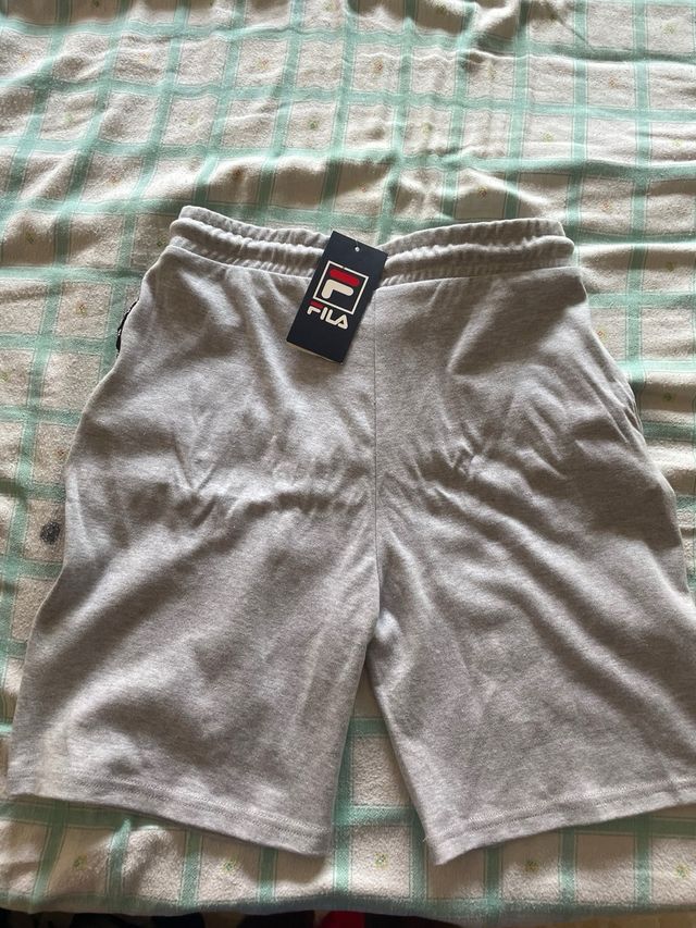 Shorts Fila Gris - Talla M