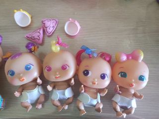 4 Muñecas Bellies pequeñas