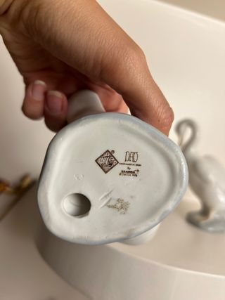 2 Cisnes Lladró porcelana