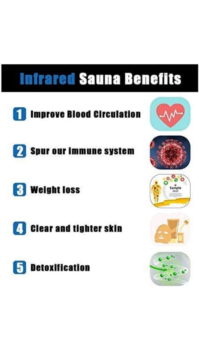 Manta de sauna infrarroja