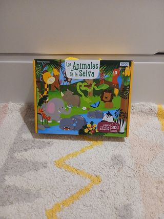 Puzzle 30 piezas Animales Selva