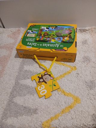 Puzzle 30 piezas Animales Selva