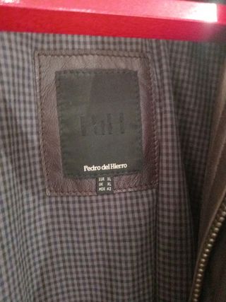 Chaqueta piel Pedro del Hierro Marrón talla XL