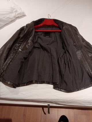 Chaqueta piel Pedro del Hierro Marrón talla XL