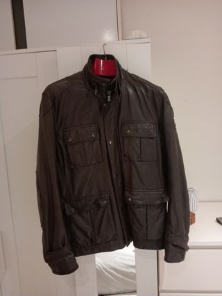 Chaqueta piel Pedro del Hierro Marrón talla XL