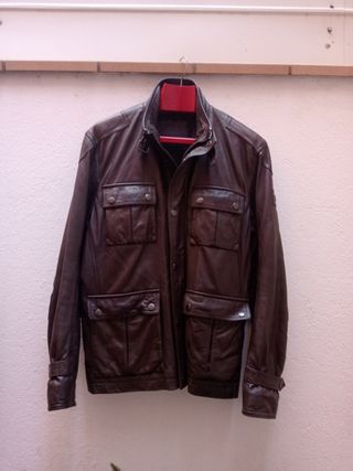 Chaqueta piel Pedro del Hierro Marrón talla XL