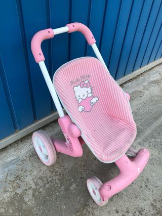 Cochecito Hello Kitty para muñecas