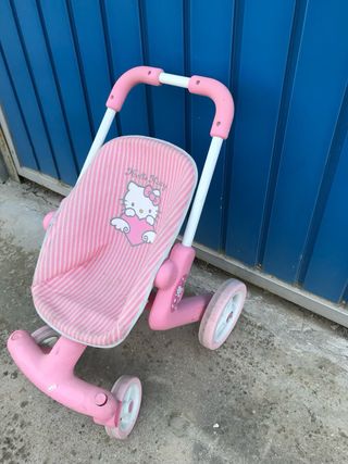 Cochecito Hello Kitty para muñecas
