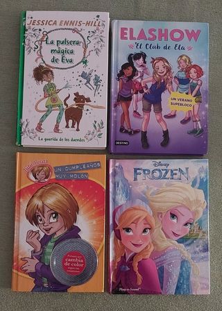 Pack de 4 libros infantiles.