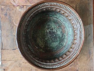 Contenitore rame antico