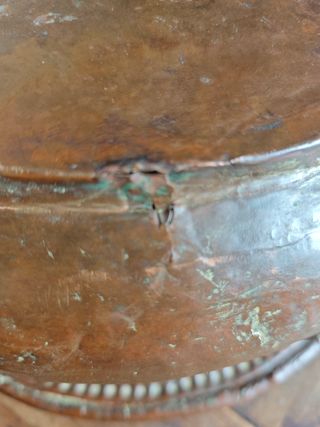 Contenitore rame antico