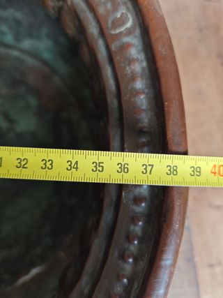 Contenitore rame antico