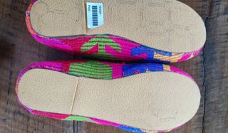 Ballerine multicolor in tessuto