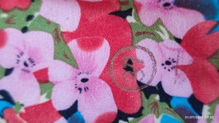 Ballerine multicolor in tessuto